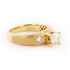 Image 1 : 0.97 ctw SI2 CLARITY CENTER Diamond 18K Yellow Gold Ring (1.26 ctw Diamonds)