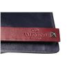 Image 5 : Valentino Navy Blue Leather Double Zip Clutch