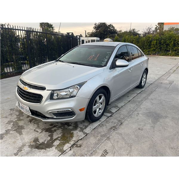 CHEV CRUZE 2016 SALV T/DONATION