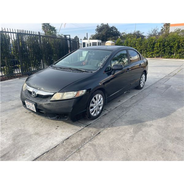 HOND CIVIC 2010 SALVAGED TITLE