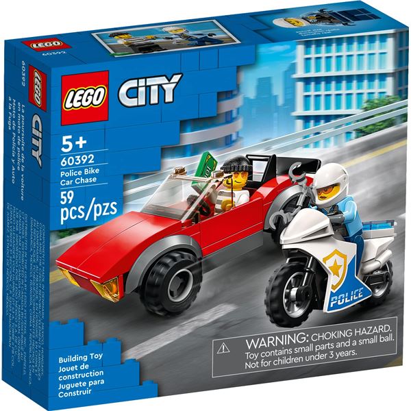 NEW REPACKED LEGO CITY POLICE BIKE CAR CHASE