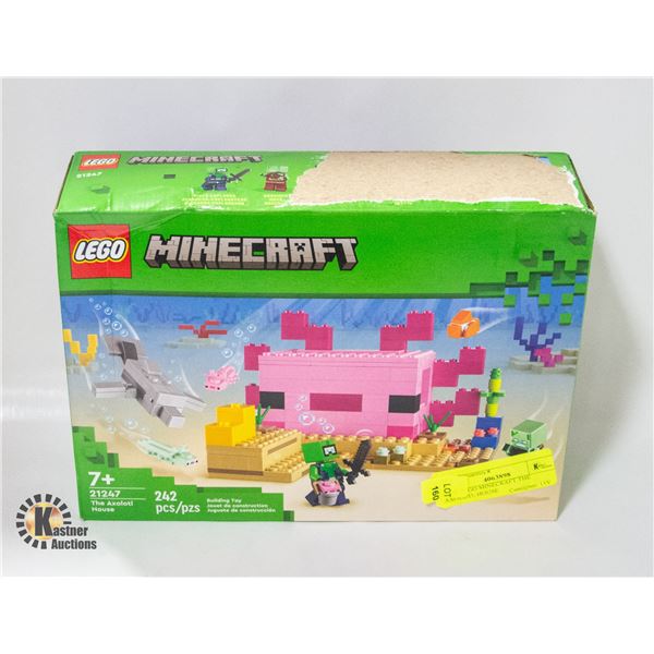 NEW LEGO MINECRAFT THE AXOLOTL HOUSE