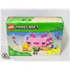 Image 1 : NEW LEGO MINECRAFT THE AXOLOTL HOUSE