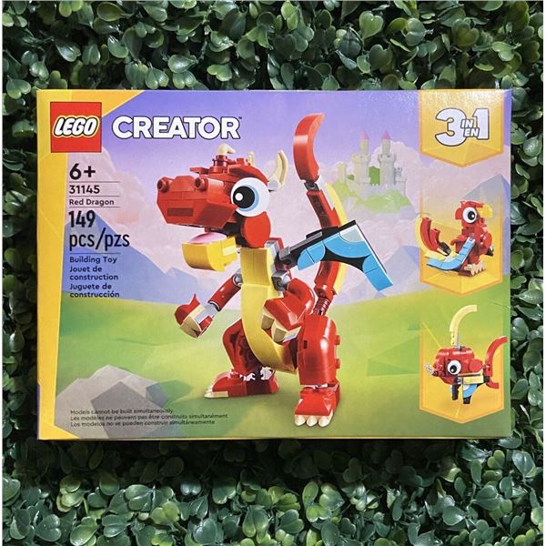 NEW REPACKED LEGO CREATOR RED DRAGON