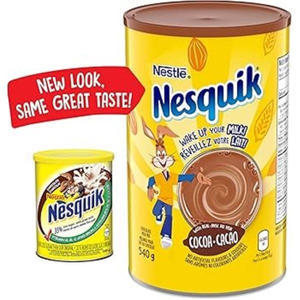 NEW 540G NESTLE NESQUIK COCOA