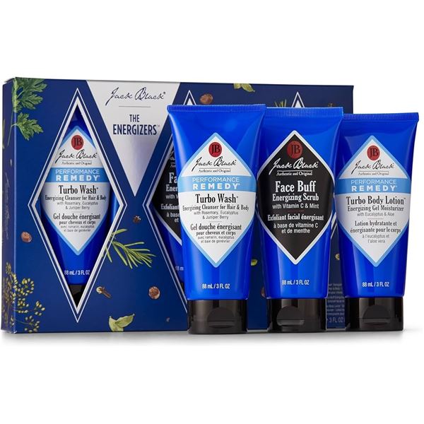 NEW 3 X 88ML THE ENERGIZERS JACK BLACK PACK