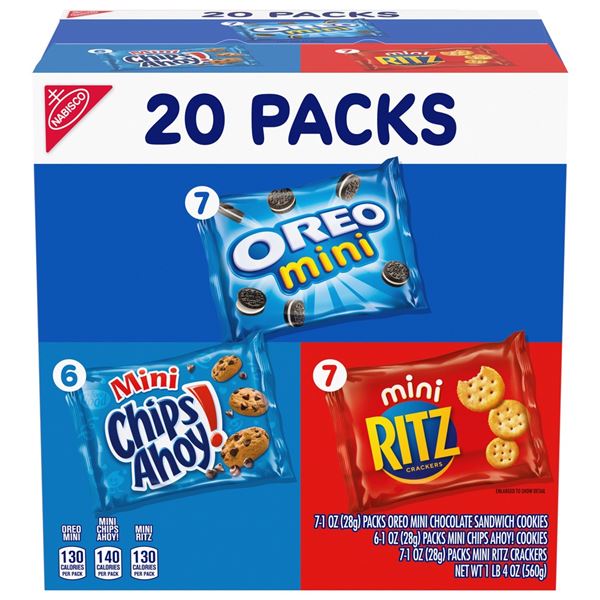 NEW 792G RITS CHIPS AHOY & MINI OREO VARIETY PACK