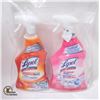 Image 1 : NEW 2 BOTTLES OF LYSOL CLEANING PRODUCTS