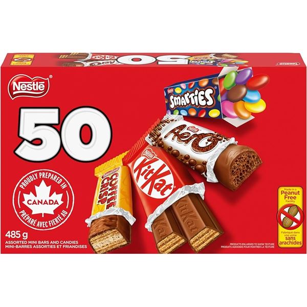 NEW 485G NESTLE ASSORTED MINI BARS AND CANDIES