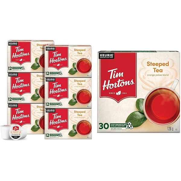 NEW 126G TIM HORTONS STEEPD TEA ORANGE PEKOE BLEND