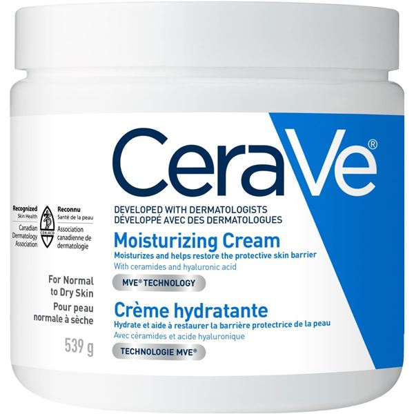 NEW 539G CERAVE DERMATOLOGIST MOISTURIZING CREAM
