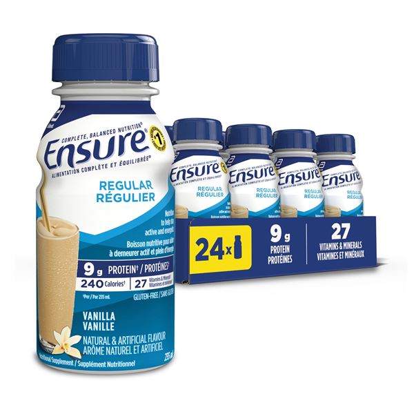 NEW ENSURE 24 X 235ML VANILLA SUPPLEMENT