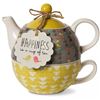 Image 1 : BRAND NEW BLOOM TIME FOR TEA 15OZ TEAPOT & 8OZ CUP