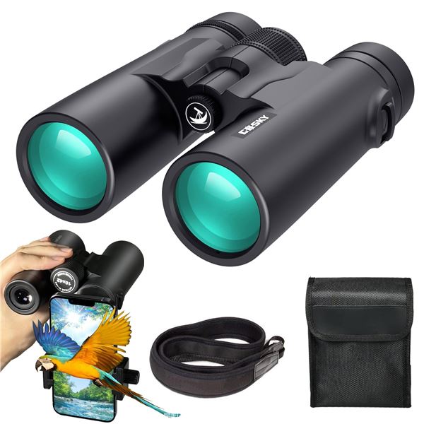 NEW GOSKY 10X42 ROOF PRISM BINOCULARS
