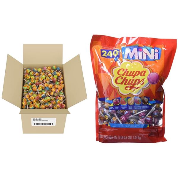 NEW 1.44KG CHUPA CHUPS LOLLIPOPS