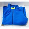 Image 1 : NEW XXL BLUE ZIPPER SWEATER WITH NO SLEEVES