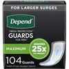 Image 1 : NEW DEPENDS FRESH PROTECTION GUARDS FOR MEN