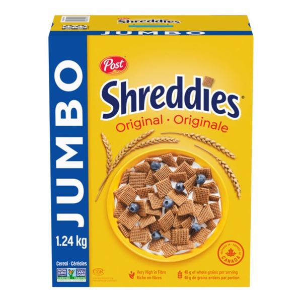 NEW 1.24KG JUMBO SHREDDIES ORIGINAL