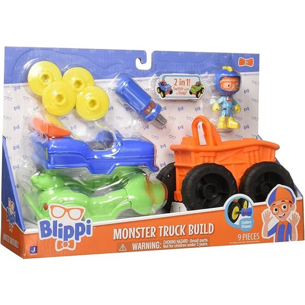 BRAND NEW BLIPPI MONSTER TRUCK BUILD PLAYSET