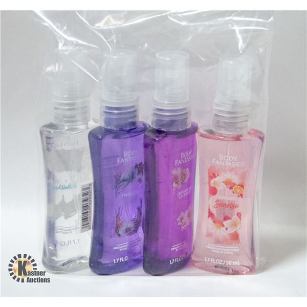 NEW BODY FANTASIES FRAGRANCE SPRAYS