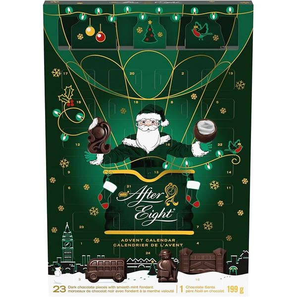 NEW 199G NESTLE AFTER EIGHT CANDY ADVENT CALENDAR