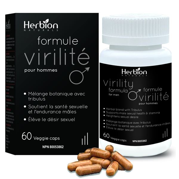 NEW 60 VEGGIE CAPS HERBION VIRILITY FORMULA