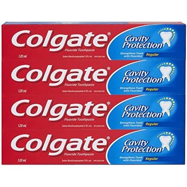 NEW 4 X 120ML COLGATE REGULAR