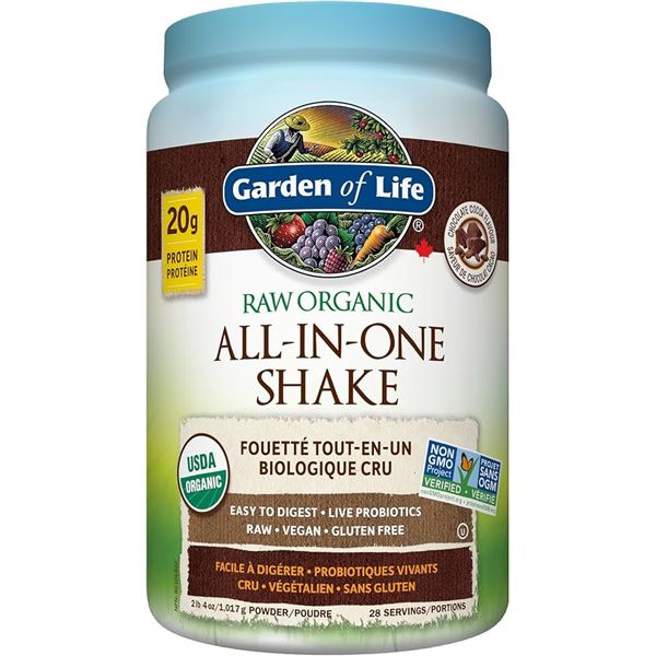 NEW 2LB GARDEN OF LIFE ALL-IN-ONE SHAKE
