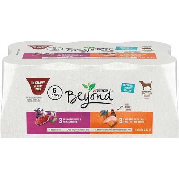 NEW 6 X 354G PURINA BEYOND IN GRAVY VARIETY PACK