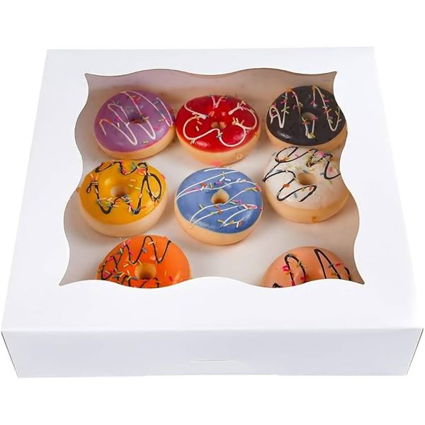 NEW 16'X12'X3 WHITE PASTRY BAKERY BOX