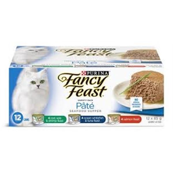 NEW 12 X 85G PURINA FANCY FEAST VAREITY PACK