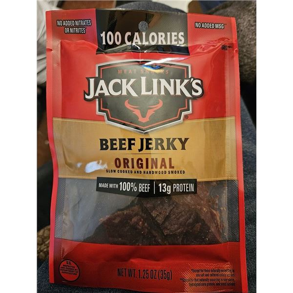 NEW 9 X 1.25OZ JACK LINKS LUNCHBOX READY