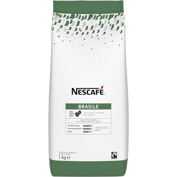 NEW 1KG BAG NESCAFE BRASILE WHOLE ROASTED BEANS