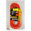 Image 1 : NEW POWER EXTENSION CORD O/D 16/3 25' ORANGE