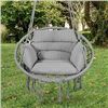 Image 1 : NEW ROUND HAMMOCK CHAIR GREY