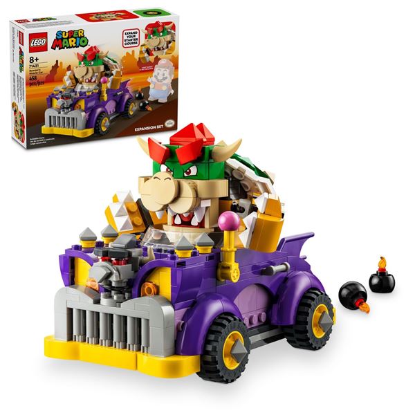 NEW LEGO SUPER MARIO BOWSERS CAR