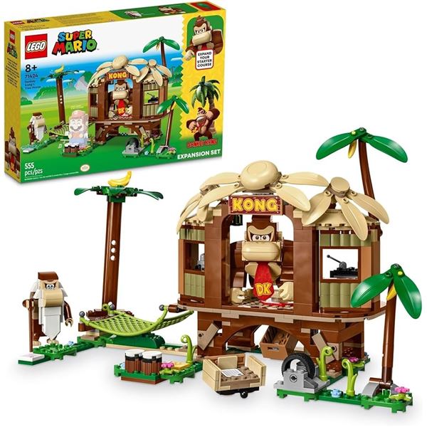 NEW REPACKED LEGO SUPER MARIO DONKEY KONG TREE HOU