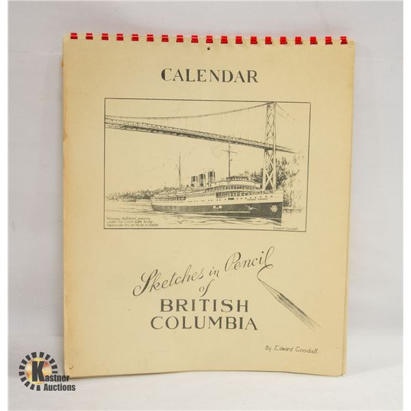 VINTAGE 1950'S BRITISH COLUMBIA