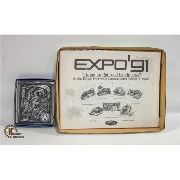 SEALED EXPO' 91 CANADIAN RAILROAD