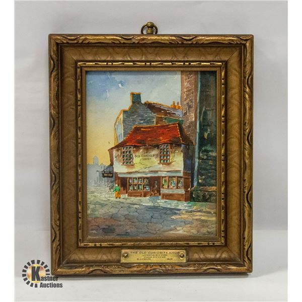 VINTAGE FRAMED 1926 "THE OLD