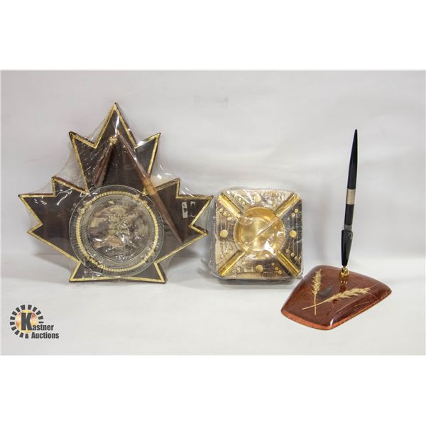 VINTAGE 3 ITEMS VANEW ENCASED