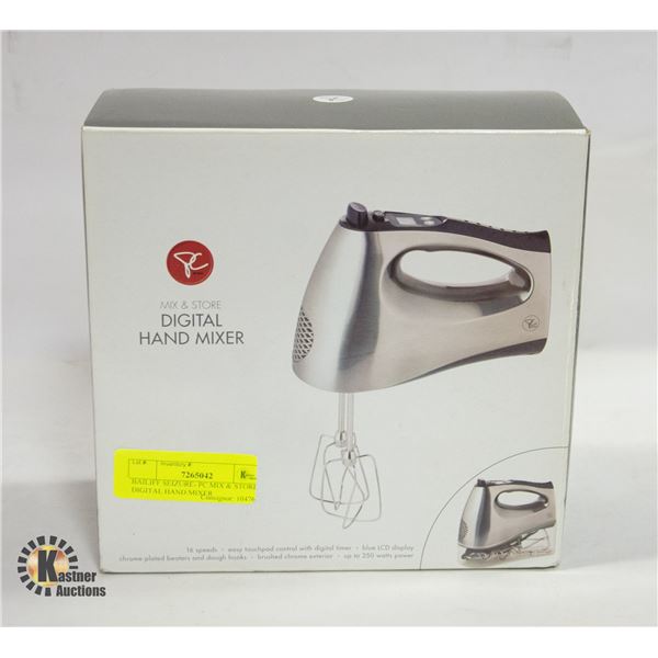 BAILIFF SEIZURE- PC MIX & STORE DIGITAL HAND MIXER