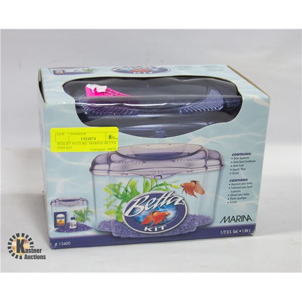 BAILIFF SEIZURE- MARINA BETTA FISH KIT