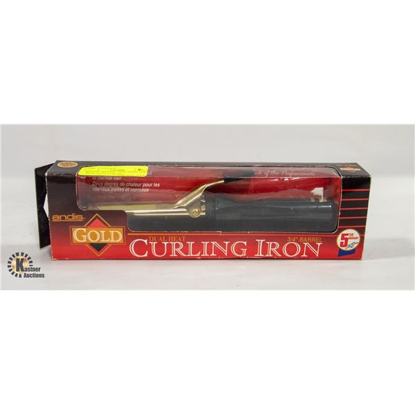 BAILIFF SEIZURE- NEW ANDIS GOLD DUAL HEAT CURLING