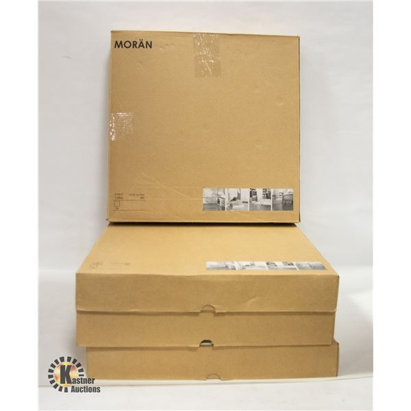 BAILIFF SEIZURE- 4 BOXES OF MORAN 10.55 SQ FT