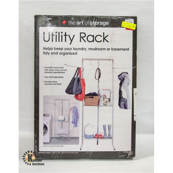 BAILIFF SEIZURE- THE ART OF STORAGE UTILITY RACK-