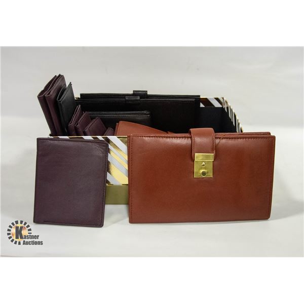 BAILIFF SEIZURE-  LOT OF NEW MENS & LADIES WALLETS