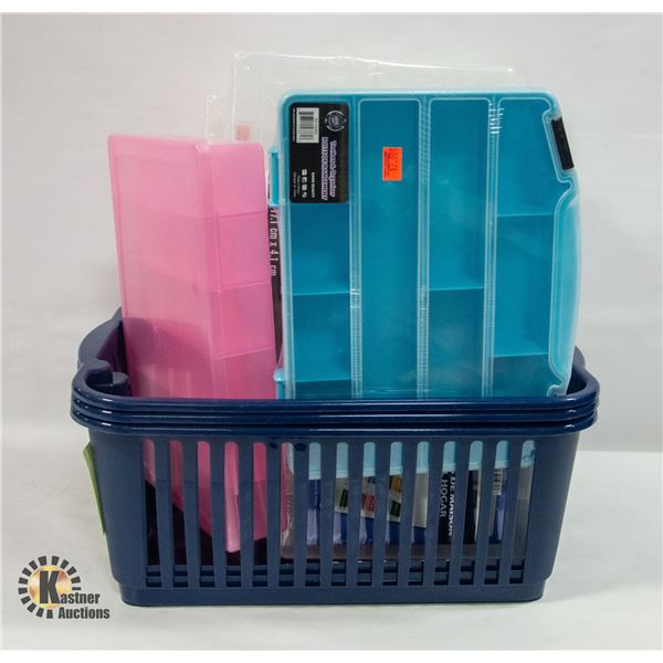 BAILIFF SEIZURE- LOT OF VARIOUS STORAGE CONTAINERS