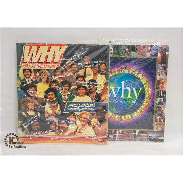 SEALED 2002 LOT OF 2 "WHY BOOK"