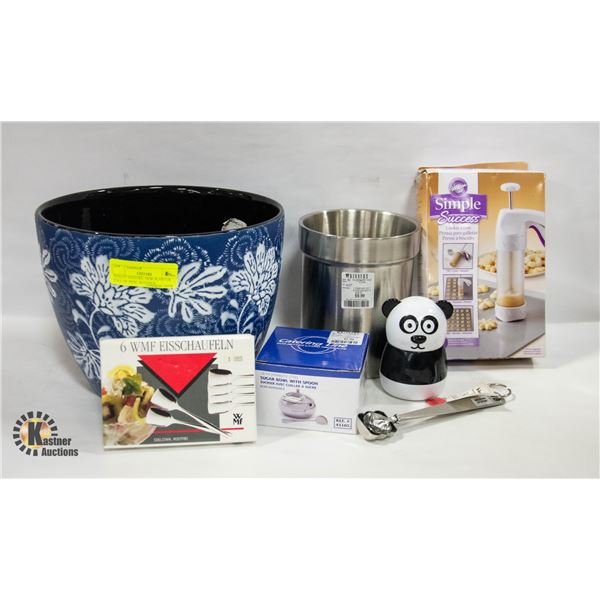 BAILIFF SEIZURE- NEW PLANTER FULL OF MISC. KITCHEN